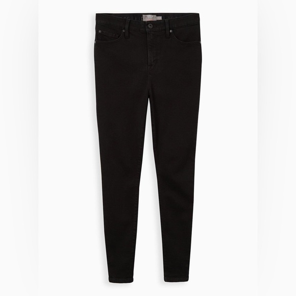 Torrid Sky High Skinny Premium Stretch High-Rise black Jeans 18 short petite - Picture 4 of 15